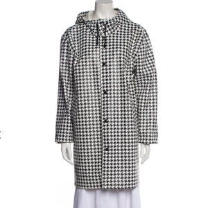 Stutterheim Houndstooth Print Coat